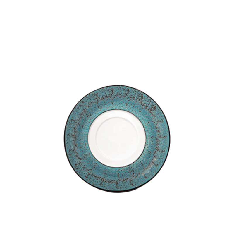 Блюдце Wilmax Splash WL‑667639/A, круглая, 1 шт, 16 см, фарфор, голубое Блюдце Wilmax Splash WL‑667639/A, круглая, 1 шт, 16 см, фарфор, голубое