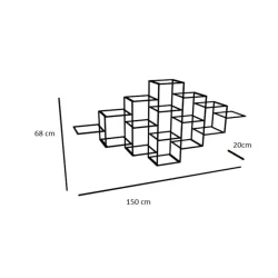 Полка ev_12116284, ЛДСП, 159x68x29 см