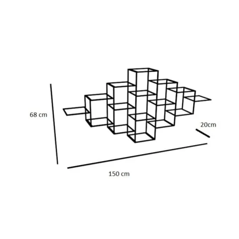 Полка ev_12116284, ЛДСП, 159x68x29 см