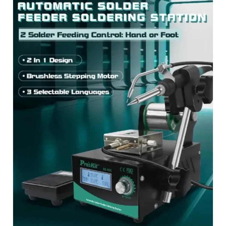 Lehim stansiyası Pro'sKit SS-955B, 60 Vt Lehim stansiyası Pro'sKit SS-955B, 60 Vt