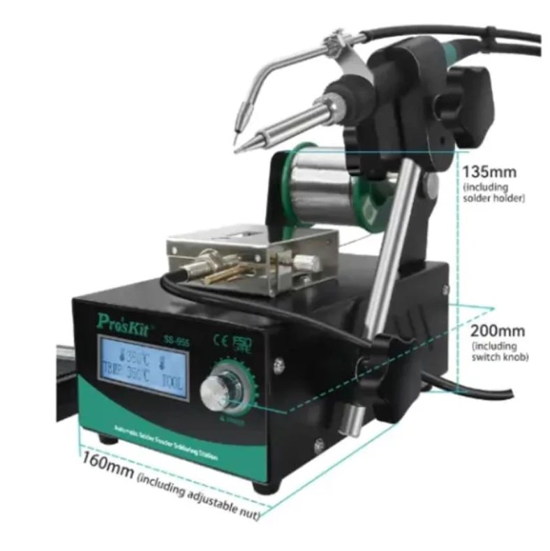 Lehim stansiyası Pro'sKit SS-955B, 60 Vt Lehim stansiyası Pro'sKit SS-955B, 60 Vt