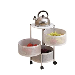 Этажерка Home Cube 95х34х30 см, металл, 3 полки, белая Этажерка Home Cube 95х34х30 см, металл, 3 полки, белая