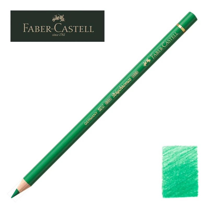 Rəngli karandaş Faber-Castell Polychromos, rəng 163, zümrüd yaşıl