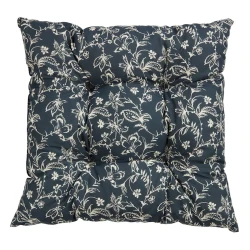 Подушка для стула JYSK Selje, 40x40x8 см, полиэстер/хлопок, темно-синий Подушка для стула JYSK Selje, 40x40x8 см, полиэстер/хлопок, темно-синий