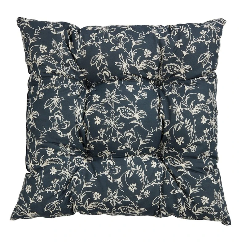 Подушка для стула JYSK Selje, 40x40x8 см, полиэстер/хлопок, темно-синий Подушка для стула JYSK Selje, 40x40x8 см, полиэстер/хлопок, темно-синий