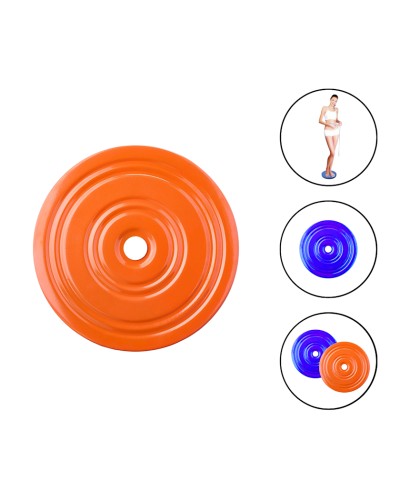 Balans diski Waist Twisting 1011, 28 sm, metal, narıncı