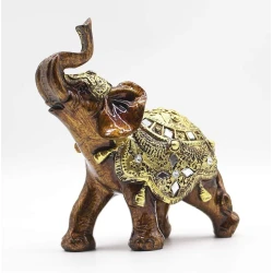 Dekor heykəl fil qızılı MK_034 Dekor heykəl fil qızılı MK_034
