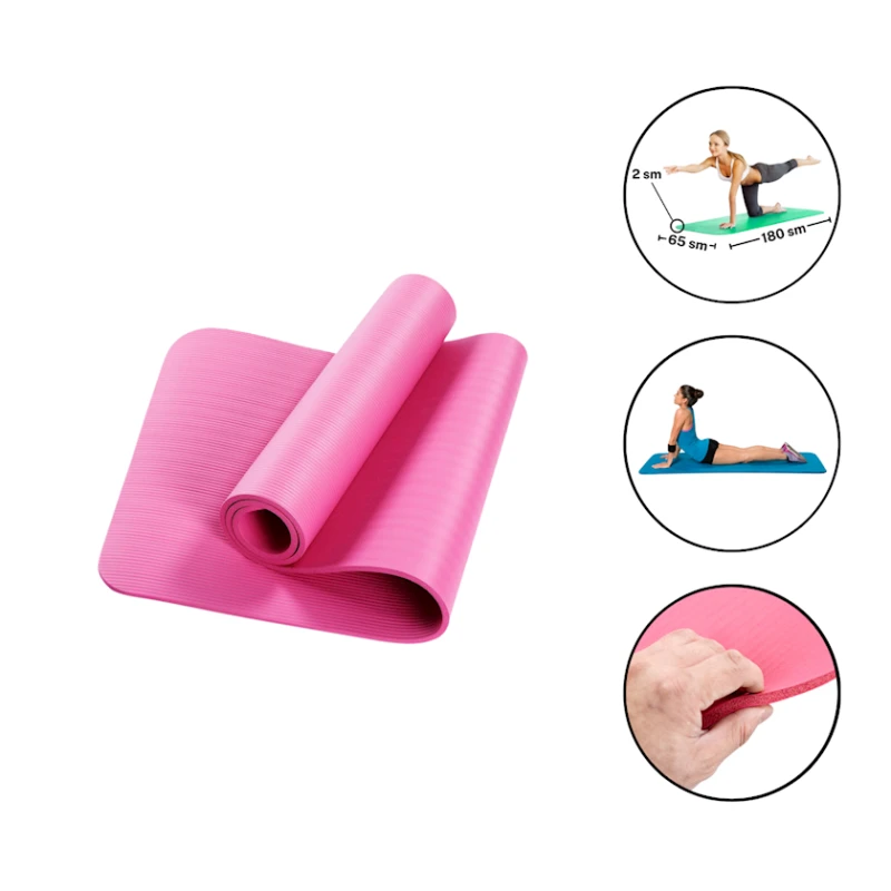 Yoqa üçün mat Gymnic 2244, 2 sm, çəhrayı Yoqa üçün mat Gymnic 2244, 2 sm, çəhrayı