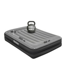 Şişmə döşək Bestway, 203x152x36 sm, 671BU, quraşdırılmış nasos, elektrik, flok, 300 kq