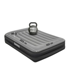 Şişmə döşək Bestway, 203x152x36 sm, 671BU, quraşdırılmış nasos, elektrik, flok, 300 kq