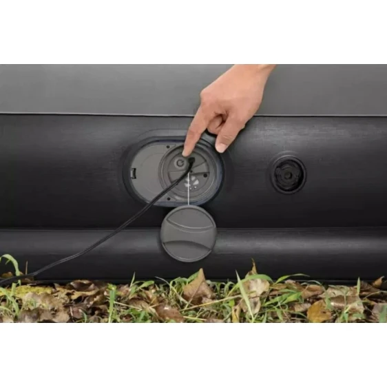 Матрас надувной Bestway, 203х152х36 см, 671BU, насос встроенный, электрический, флокированный, 300 кг Матрас надувной Bestway, 203х152х36 см, 671BU, насос встроенный, электрический, флокированный, 300 кг