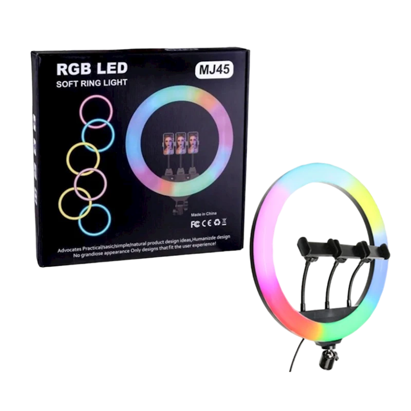 Лампа кольцевая RGB Led MJ45 Лампа кольцевая RGB Led MJ45