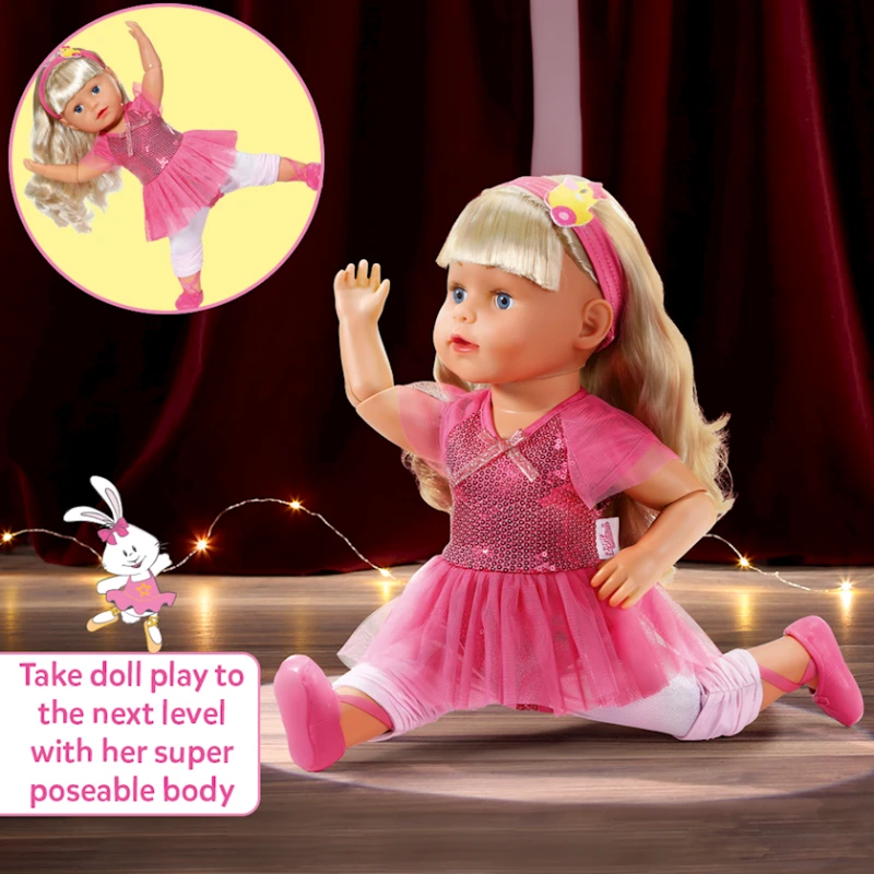 Кукла Zapf Creation Baby Born Sister Play & Style 835401, 43 см, 4+ лет