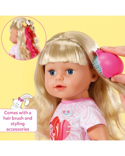 Kukla Zapf Creation Baby Born Sister Play & Style 835401, 43 sm, 4+ yaş