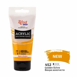Акриловая краска Rosa Studio 452 Golden Ochre, 75 мл