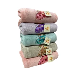 Набор полотенец для лица и рук MiraNova 015, хлопок, разноцветный, 50x90 см, 10 шт