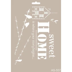 Трафарет Cadence AS Stencil AS-557, А4, 21х29.7 см