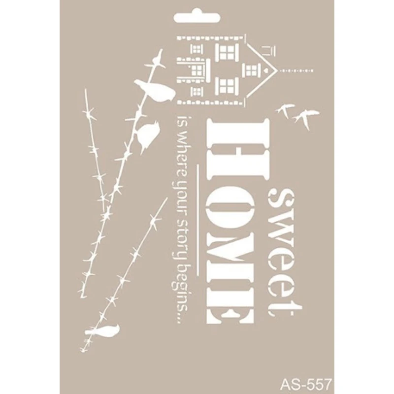 Трафарет Cadence AS Stencil AS-557, А4, 21х29.7 см