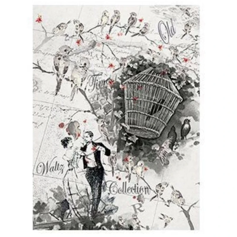 Рисовая бумага для декупажа Cadence - 137, А3, 29.7x42 см Рисовая бумага для декупажа Cadence - 137, А3, 29.7x42 см