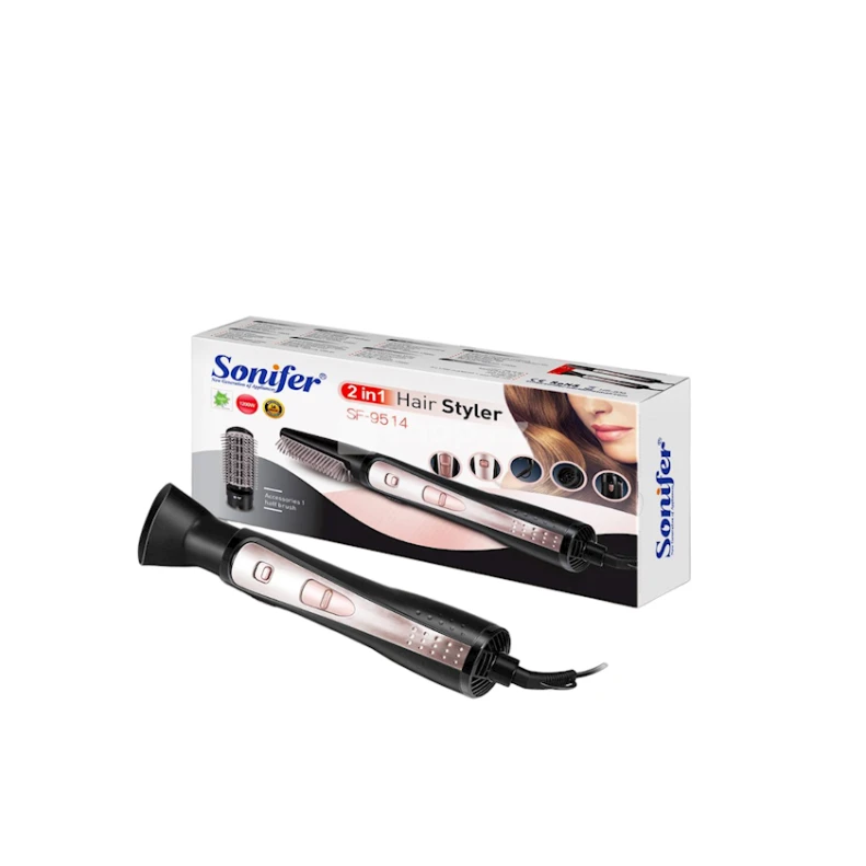 Фен-щетка 2 в 1 Sonifer SF-9514