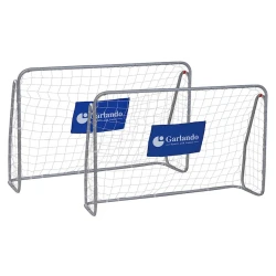 Футбольные ворота Garlando POR-14, серые, 215x152x73 см