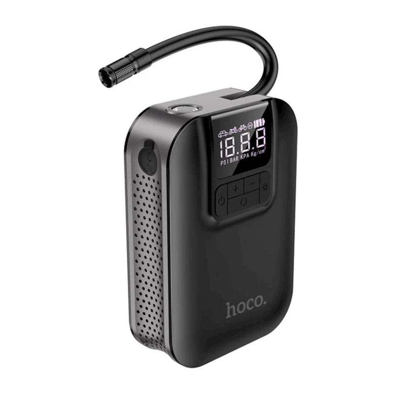 Автомобильный насос Hoco S53 Black Автомобильный насос Hoco S53 Black