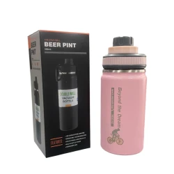 Велосипедная фляга, розовая, 350 мл