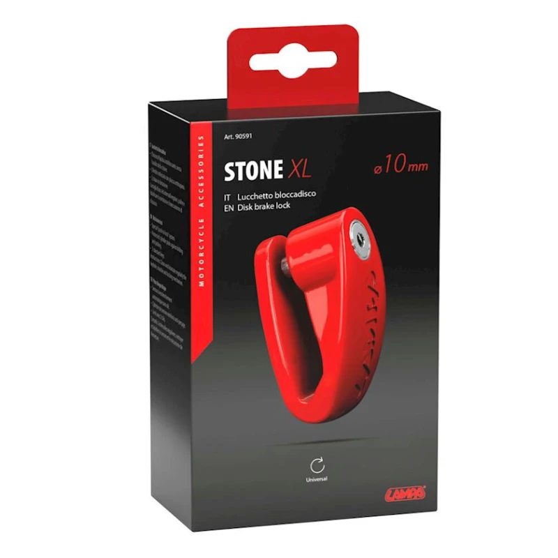 Oğurluğa qarşı cihaz Lampa Stone XL 10 mm Red Oğurluğa qarşı cihaz Lampa Stone XL 10 mm Red