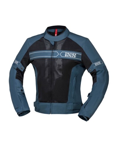 Motosikl gödəkçəsi iXS Classic Evo-Air X51066-043, ölçü XL, göy/qara