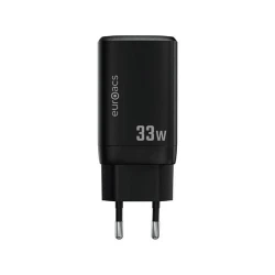 Головка-адаптер USB 33W EUROACS EU-MQ350 BLK