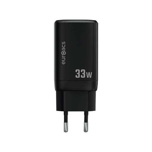 Головка-адаптер USB 33W EUROACS EU-MQ350 BLK