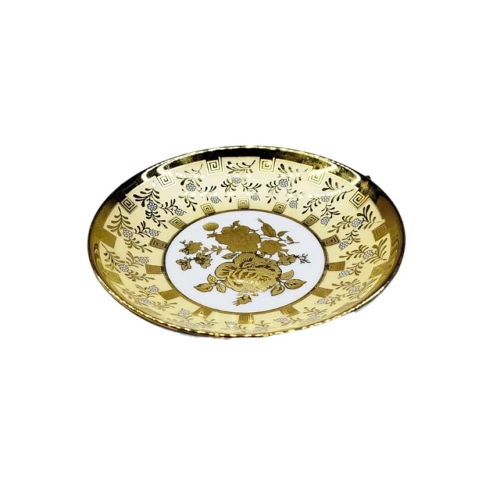Блюдце Green EA202455-5, белое/золотистое Блюдце Green EA202455-5, белое/золотистое