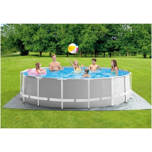 Бассейн каркасный Intex H26225588732NP, 549x122 см, 24311 л, серый