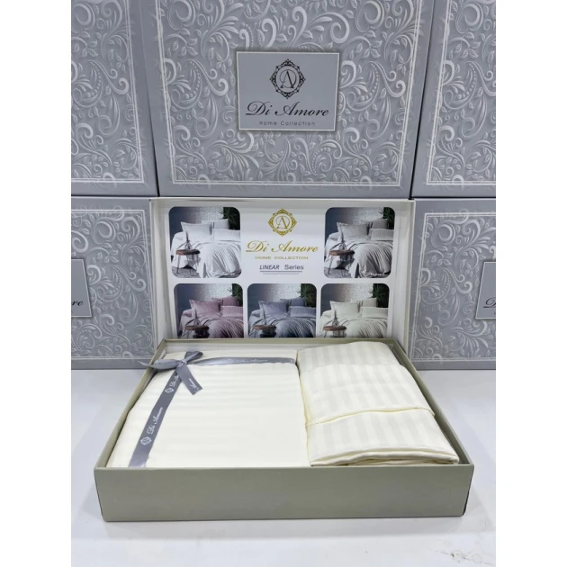 Комплект постельного белья MiraNova FS-570, пододеяльник 160х220 см, простыня 170х240 см, наволочки 50х70 см, хлопок, бежевый