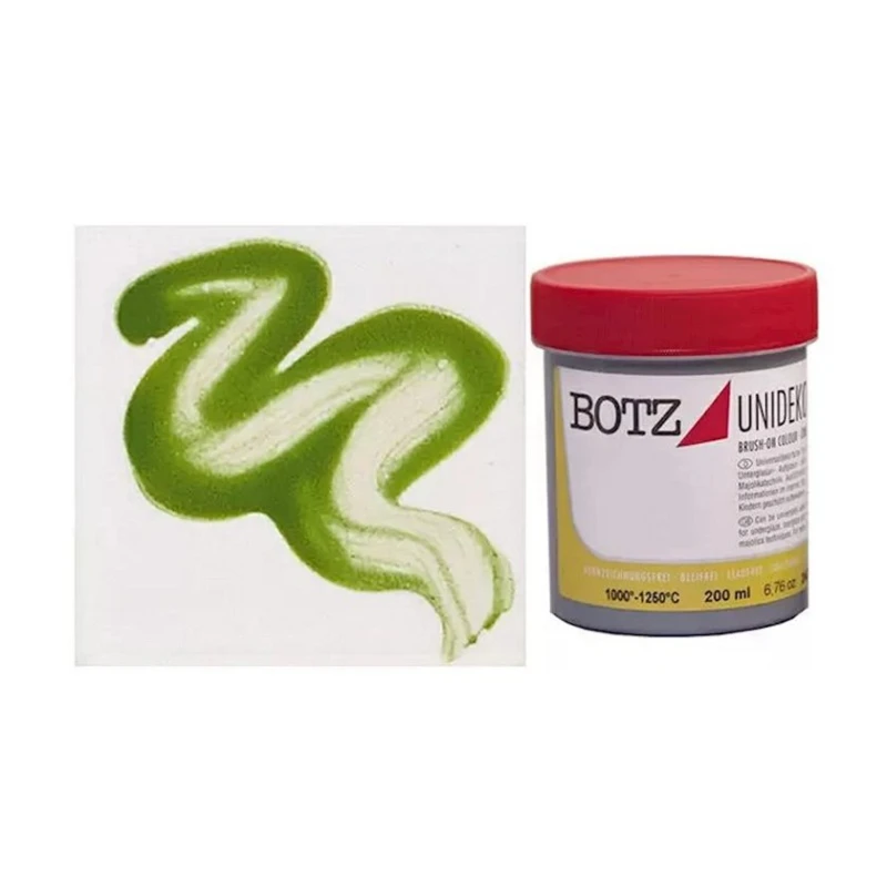 Краска для керамики Botz Unidekor 4015, зеленый, 200 мл Краска для керамики Botz Unidekor 4015, зеленый, 200 мл