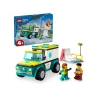 Конструктор LEGO City Emergency Ambulance and Snowboarder 60403, 4+ лет, 79 элементов