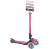 Самокат-кикборд Globber Elite Deluxe Lights, детский, от 3 лет, максимальный вес 50 кг, глубокий розовый
