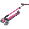 Самокат-кикборд Globber Elite Deluxe Lights, детский, от 3 лет, максимальный вес 50 кг, глубокий розовый