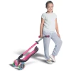 Самокат-кикборд Globber Elite Deluxe Lights, детский, от 3 лет, максимальный вес 50 кг, глубокий розовый