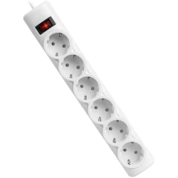 Сетевой фильтр Defender DFS 155, 5 м, 6-розеточный (99493)