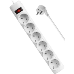 Сетевой фильтр Defender DFS 155, 5 м, 6-розеточный (99493)