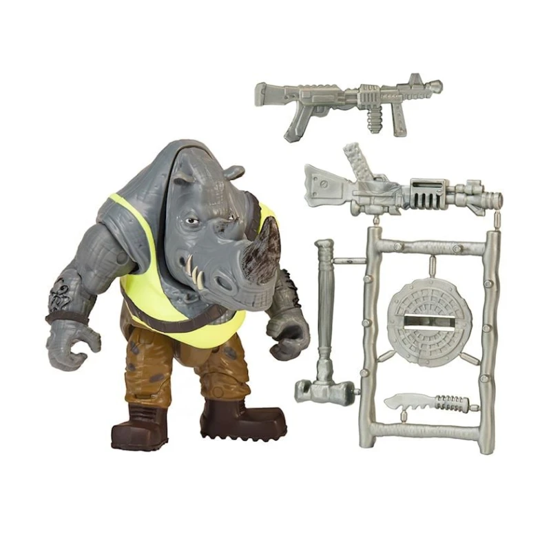 Fiqur Playmates Toys Teenage Mutant Ninja Turtles: Mutant Mayhem Rocksteady 83293WLE