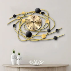 Настенные часы Ареон с золотым декором