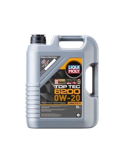 Motor yağı Liqui Moly Top Tec 6200 0W-20, 5 l