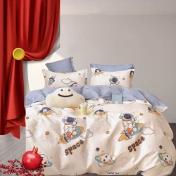 Детское постельное белье Narlı 000948, односпальное, хлопок, разноцветное, пододеяльник 160x220 см, простыня 160x240 см, наволочка 50x70 см/1 шт