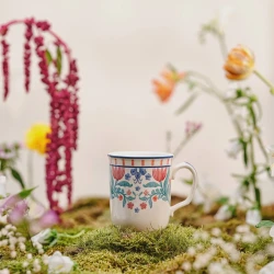 Чашка Emsan Hasbahçe, фарфор, разноцветная, 340 мл