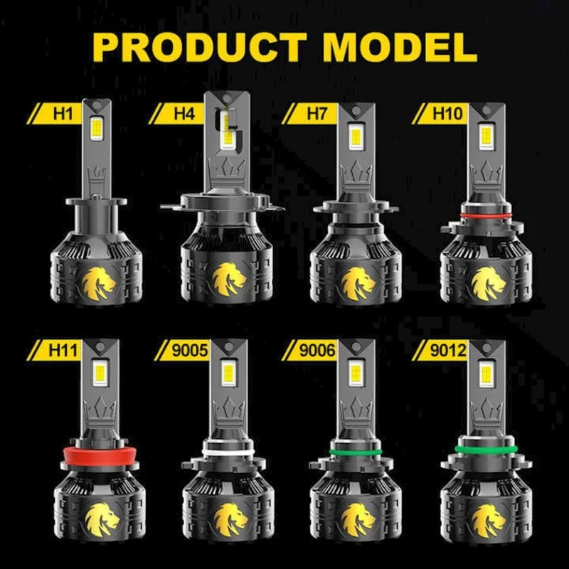 Светодиодные лампы Y9Pro H7, 2 шт Светодиодные лампы Y9Pro H7, 2 шт