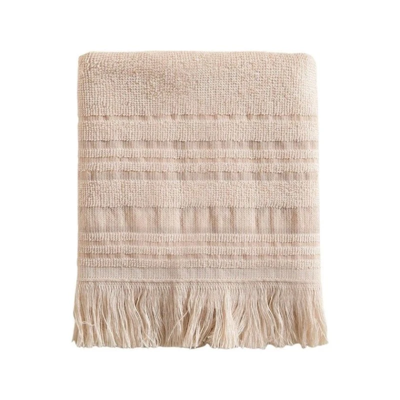 Полотенце для рук TZE-145, 30x50 см, хлопок/бамбук, бежевый, 1 шт