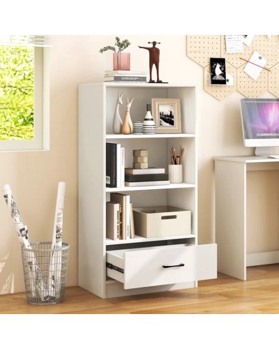 Stellaj Ev Plus, LDSP, ağ, 120x38x60 sm