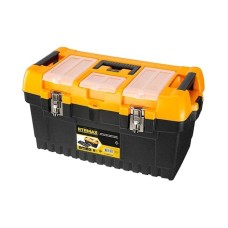 Alətlər üçün qutu Rtrmax RCM013, 320x150x140 mm, plastik, narıncı/qara